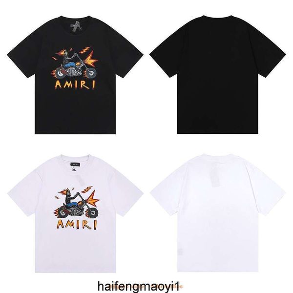 Spirit Motorcycle Trend Clothing mulheres Evil Pri Casual homens Novo designer de caveira de luxo Moda Knight Tshirt 2O2U Tees Marca Amirity