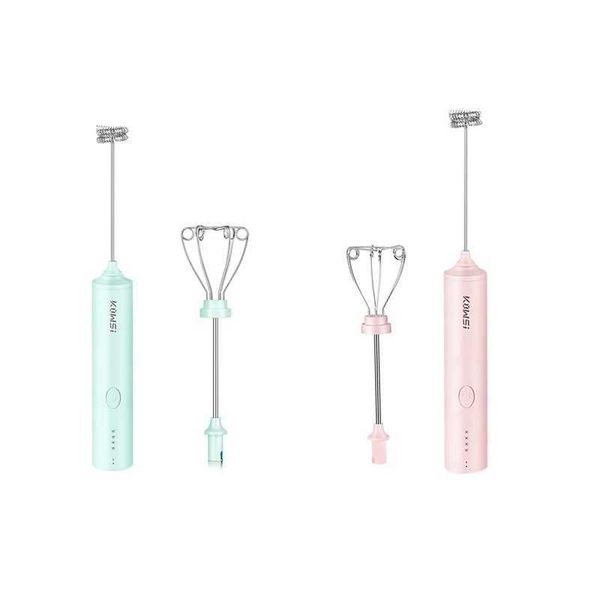 Milk Frother 4 Speeds Handheld Electric Foam Maker USB Charging Egg Beater Coffee Latte Mini Blender W241102