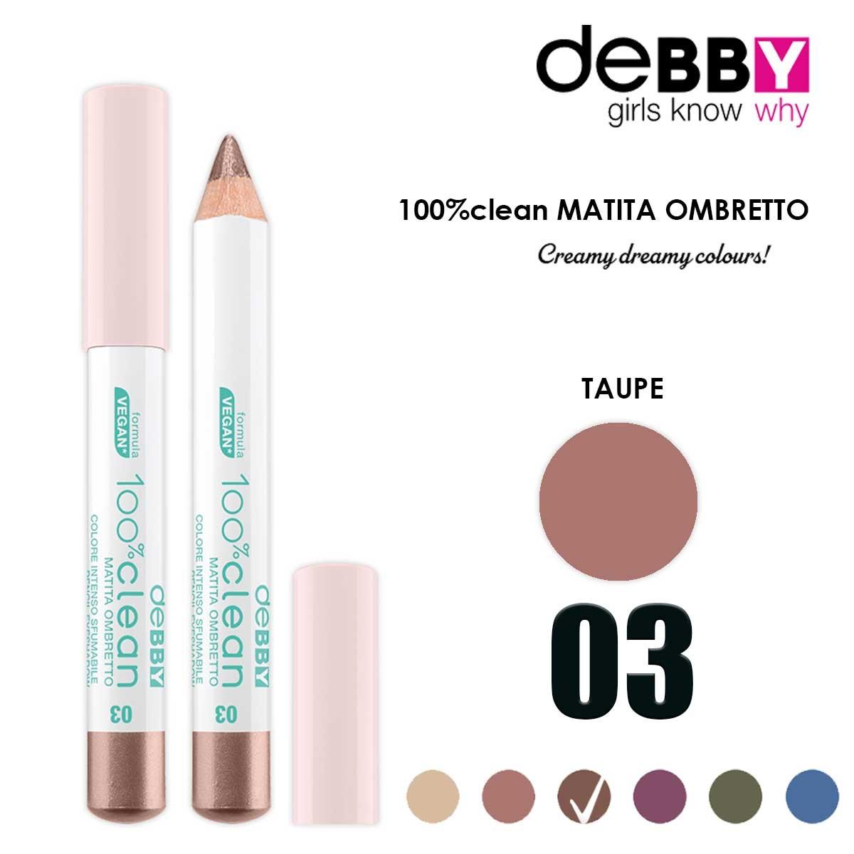 Debby Lidschatten jumbo 100% clean 03 taupe