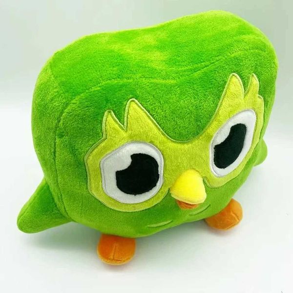 Plush Dolls Green Duolingo Owl Plush Toy Duo Plushie Of Duo The Owl Cartoon Anime Owl Doll Soft Stuffed Animal Toy Children Birthday GiftL47