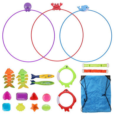 CoolWorld™ 24-Piece Kids' Swimming Pool Diving Toys