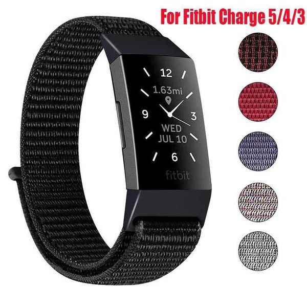 High Quality Nylon Ring Strap Charger 5 4 Smart Huadai Sportswear Mens Bracelet Replacement Strap Charger 4 3 SE Correa Accessories O241115
