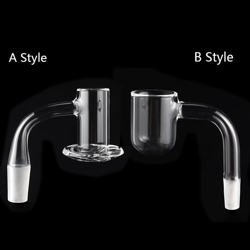 Non-full Weld Beveled Edge Blender Quartz Banger Round Bottom, for glass Water, bongs Dab Rigs