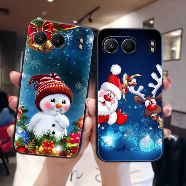New Cute Christmas Silicone Soft Phone Case Suitable for OnePlus Nord 4 5G Rear Cover Case 1+Nord4 6.74 Y240928