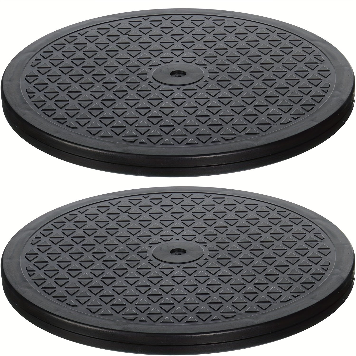 TEMU 10 Inch Heavy-duty Monitor Swivel Stand (black) | Rotating Lazy Susan Base For Tvs, Computers, Painting, Potted Plants, Display, And Cabinet