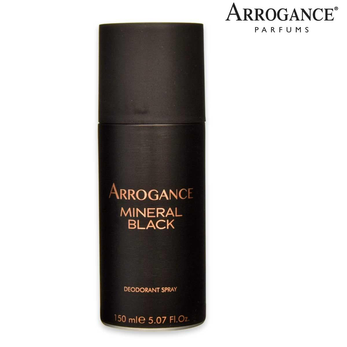 Arrogance deodorant negru mineral 150 ml
