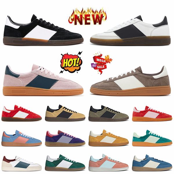 Fashion Top Quality Handball speziale Designer Casual Shoes Womens Mens Platform Flat Suede spezialsneakers Low Earth Strata Gum Clear Pink