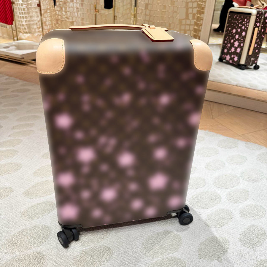 Suitcase Luggage Designer Boarding Case Rolling Luggage Real Leather Suitcase Classic Flower Letter Wheels Carry On Trolley Case Password Travel Bag