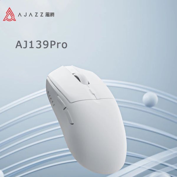 AJAZZ AJ139 Pro Wireless Mouse with Feets PMW3395 Gaming Chipset 26000dpi Professional Gaming Mouse for PC 240810