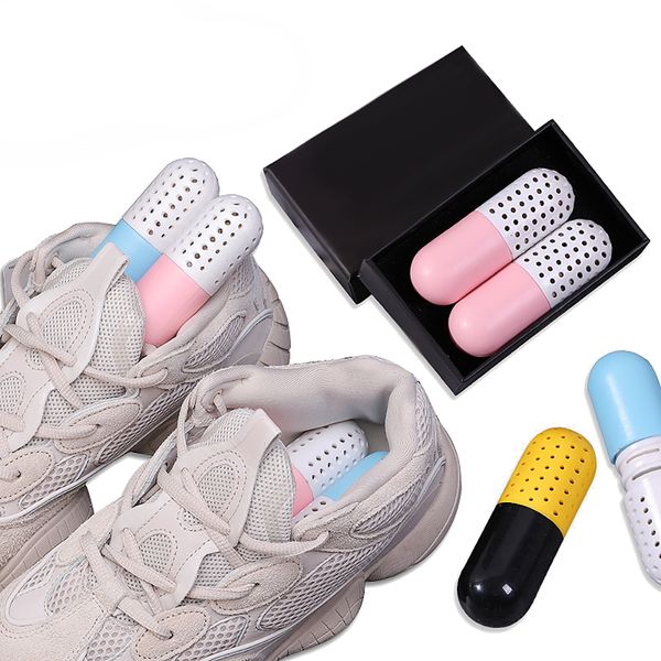 1pcs Deodorizer Shoe Closet Steriliser Eliminator Drawer Air Purifying Smell Remover Capsule Shape Moisture Absorber Dryer Ball