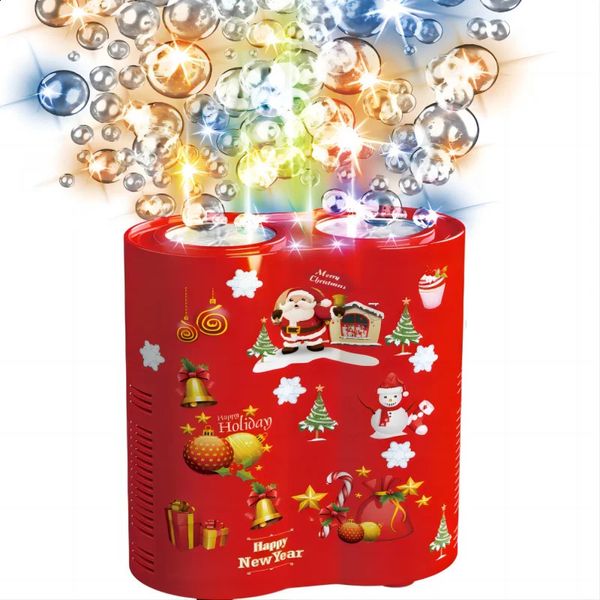 Double motor fireworks machine ground bubble machine electronic automatic landing Spring Festival gifts Year toys 241019