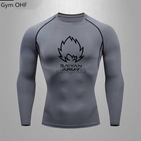 Men&#039;s T-Shirts Goku T Shirt Men Gym Fitness Training Sport Jiu Jitsu T shirts Men Comppress Rashguard Boxing Mens Muay Thai Kickboxing