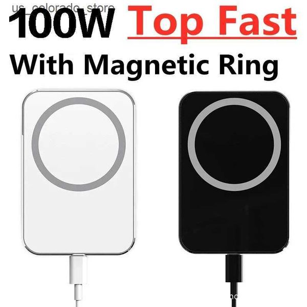 Wireless Chargers 100W magnetic car wireless charger ventilation phone holder iPhone 14 13 12 Pro Max 15 car charger fast charging station L