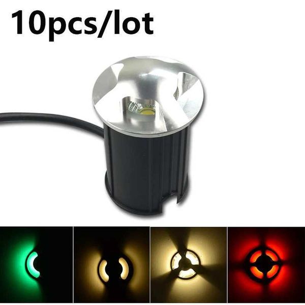 10PCS IP67 220VDC12V Outdoor Lighting for Garden Yard Step Stairs Floor Deck Recessed Inground Lamps LED Underground Spotlight CL240813