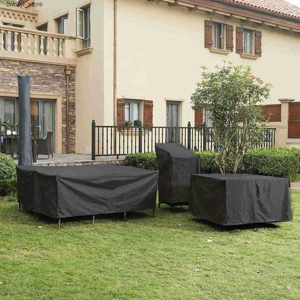 Cover Customized outdoor garden furniture cover patio chair cover waterproof and dustproof cover L240910