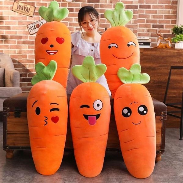 Plush Pillows Cushions Expression Carrot Plush Pillow Doll Novelty Stuffed Throw Pillow Soft Plush Party Hold Pillow Baby Sleeping Pillow Cu