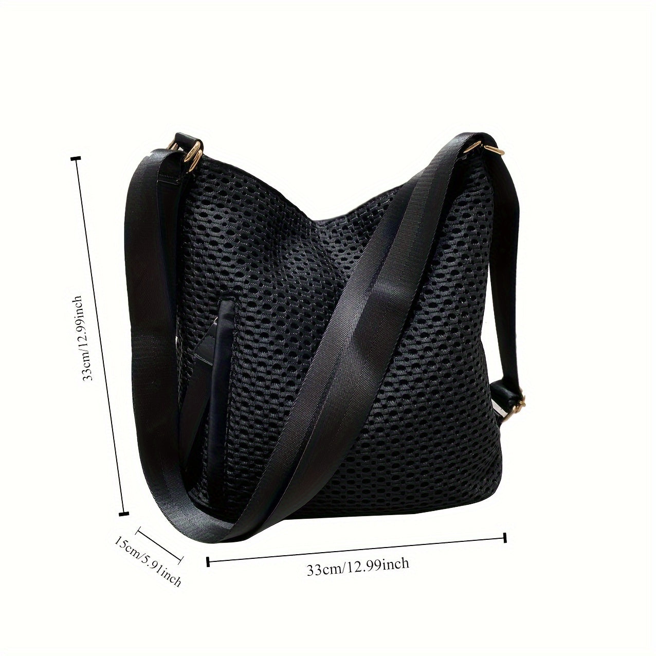 TEMU Women's Multifunctional Oxford Cloth Bag, Fashion Shoulder Bag, Mesh Backpack Large Capacity Casual Bag, Crossbody Bag