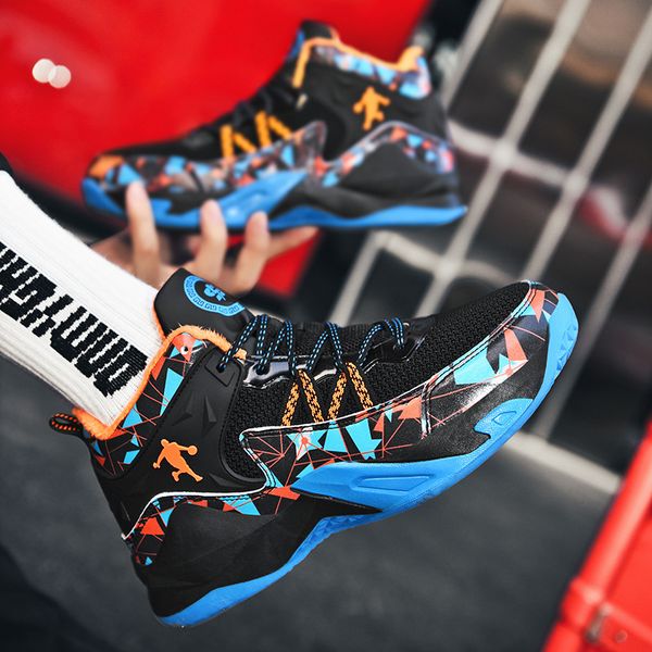 Hot Yuanyang basketball shoes 2025 summer fashion new high-top sports shoes mesh breathable training shoes for men and women