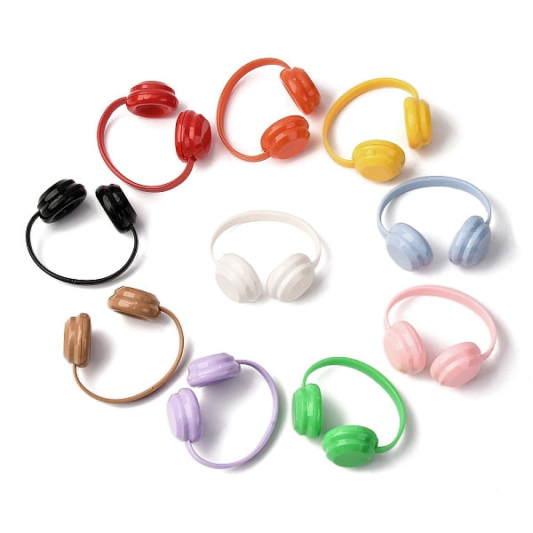 Cuffie di plastica per la realizzazione di bambole