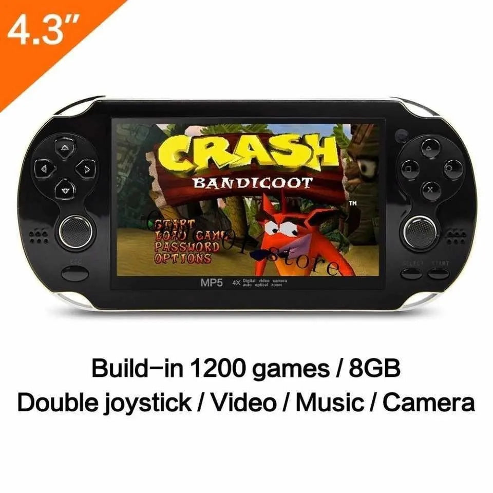 Dual Rocker Handheld Retro Portable Video Game Console Gamepad 4.3 Inch 4GB-8GB Consol port For PSP Game Camera Video E-book