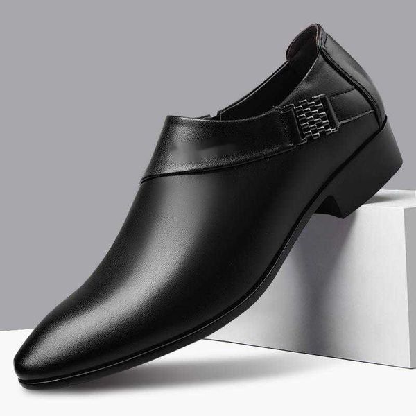 Men Dress Shoes Mens Business Formal Leather Shoes Mens Casual Shoes Versatile Wedding Shoes 241009