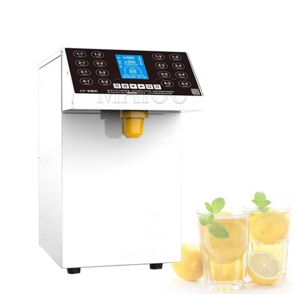 16 Quantitative Fructose Machine Automatic Fructose Dispenser Syrup Dispenser Bubble Tea Shop Milk Tea Equipment Ievulose