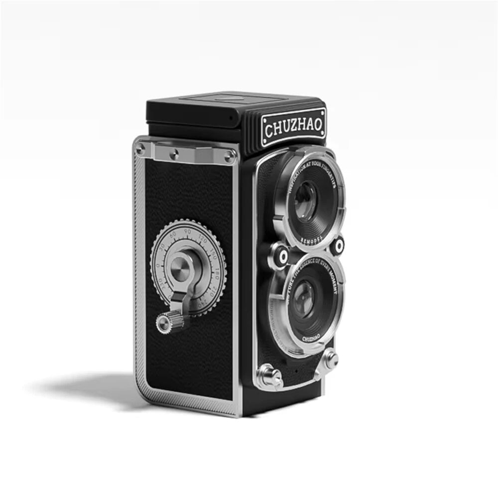 CHUZHAO Vintage Digital Camera 12MP Photo 1080P Video 1.54 Inch Screen Compact Design Rechargeable Battery Retro Style C