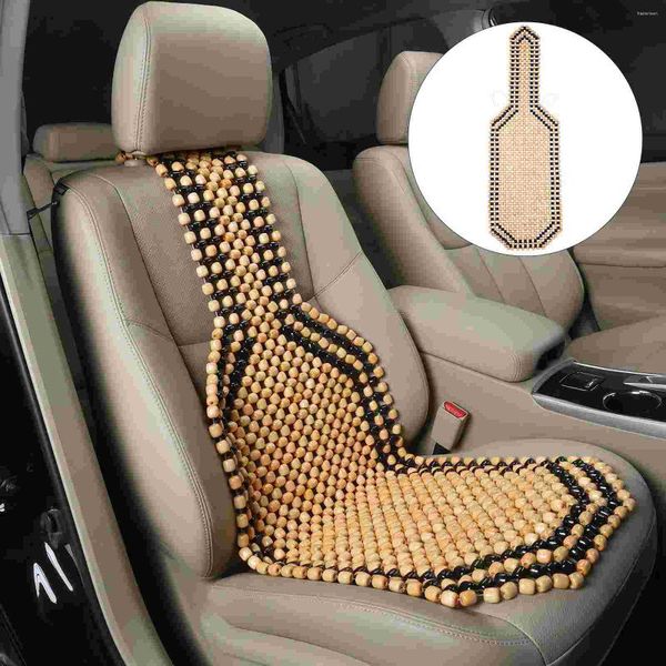 Car Seat Covers Cushion Carseat Automobiles Wood Beaded Massaging Pad Summer Wooden Supplies Cool