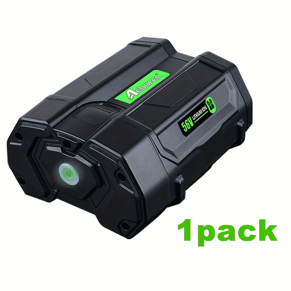 TEMU High-performance 5.0ah 56v Rechargeable Lithium-ion Battery - Compatible With Ego Power Tools (cs1604, Cs1804, Cs1403, Ht2400, Lb6504, Lb5804,