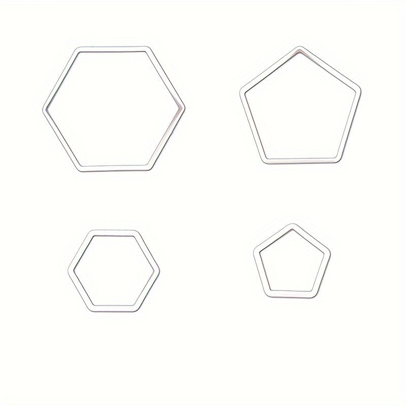 TEMU 4pcs, Football Fondant Cutters, Plastic Cookie Embosser, Pastry Molds, Baking Tools, Kitchen Accessories