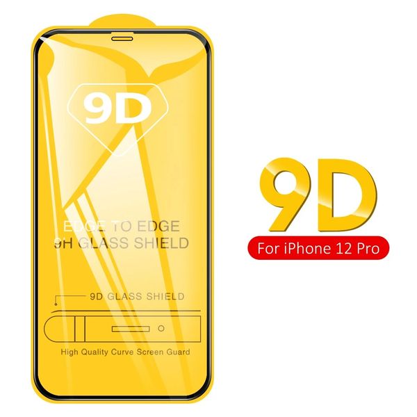 Screen Protectors for iPhone 16 15 Pro Max 14 13 12 11 Plus Full Glue Tempered Glass Screen