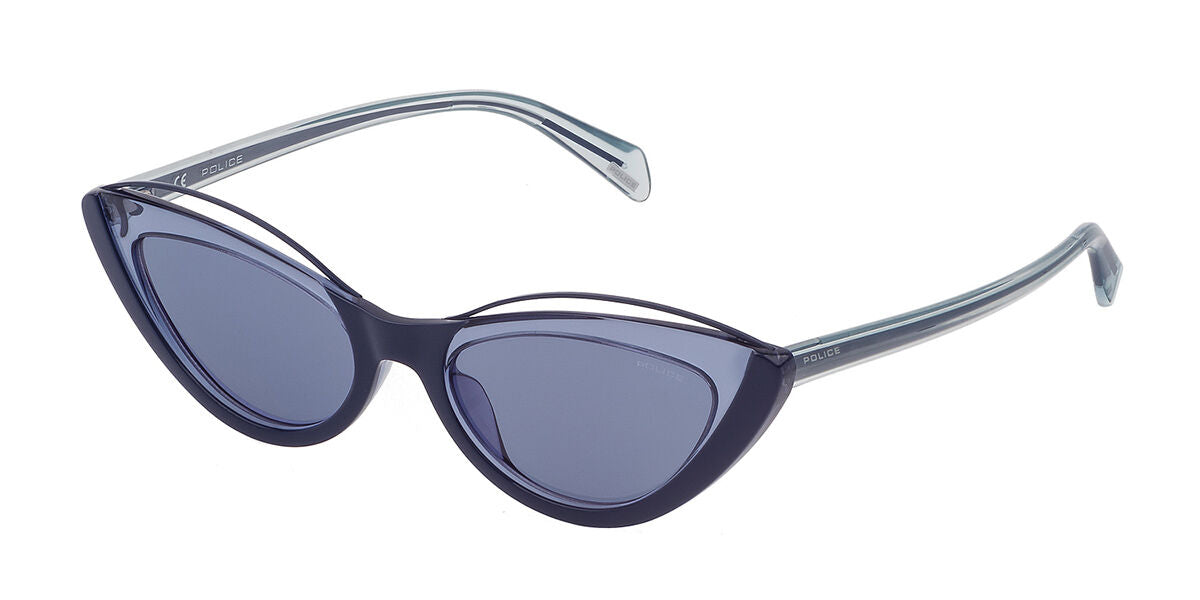 Police SPL937 MASCARA 1 07B1 Women’s Sunglasses Blue Size 52