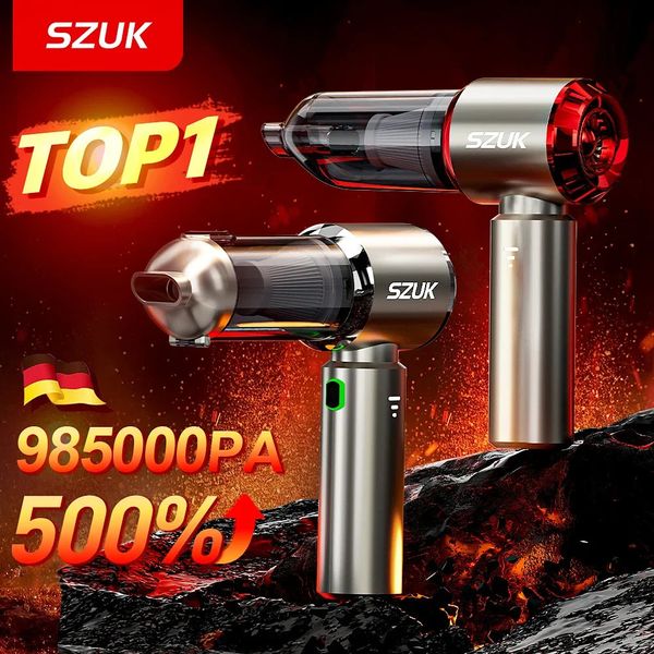 SZUK C012 985000Pa Car Vacuum Cleaner Portable Handheld Wireless Strong Suction Cleaning Machine Mini 250107