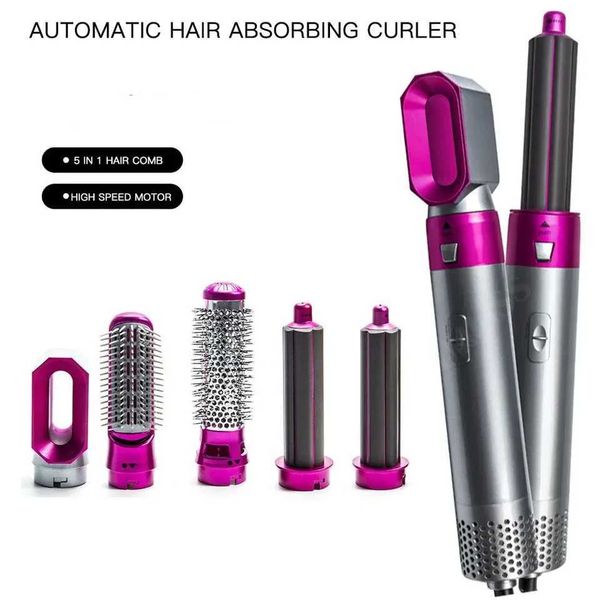 Brand new hair dryer multi-functional hair styler 5 in 1 curling iron hair straightener with hair brush hair dryer hair dryer muXJ241125