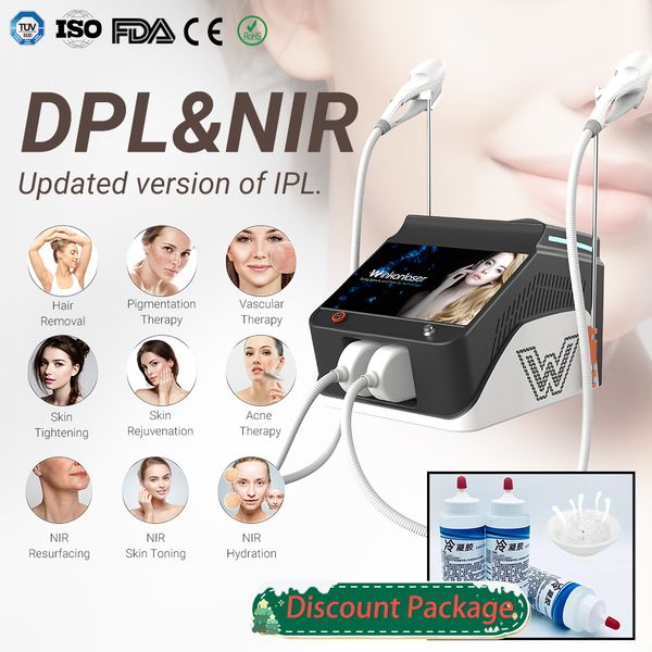 DPL NIR Milk Light Photo-Facial Device for Smooth Skin & Permanent Hair Removal - Professional Beauty Equipment