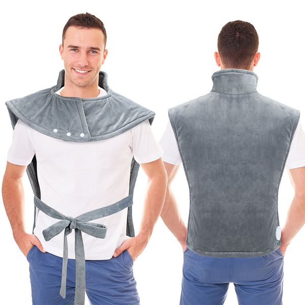 ddmyuranus Electric Warming Heating Massage Shawl Blanket, Heated Pad for Neck, Back Warmer, Heat Wrap, Adjustable Temperature Seting Belt