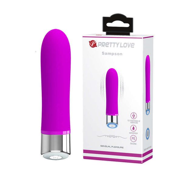 Baile Female Masturbation Equipment Multi frequency Vibration Silicone Massage Stick Yiqing Magic Stick BI-014610