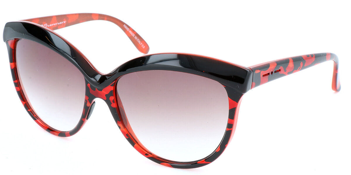 Italia Independent I-I 0092 HAVANA GLOSSY HAV.053 Women’s Sunglasses Black Size 58