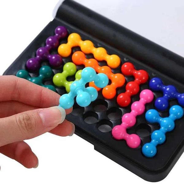 120 Challenges IQ 3D Puzzle Board Game Smart Magic Bead Battle Intelligence Game Pyramid Plate Pearl Puzzle Game Challenge ToyC250121