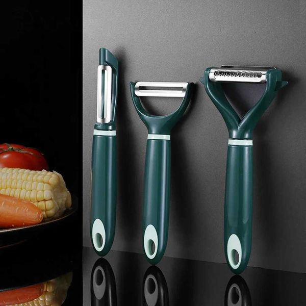 Chopper Kitchen multifuncional de fruta vegetal batata de pepino Classificador descascador Ferramentas de cozinha portátil de lateral Y25011