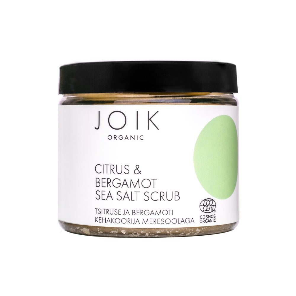 Joik organic Havsaltskrubb sitrus og bergamott 240 g