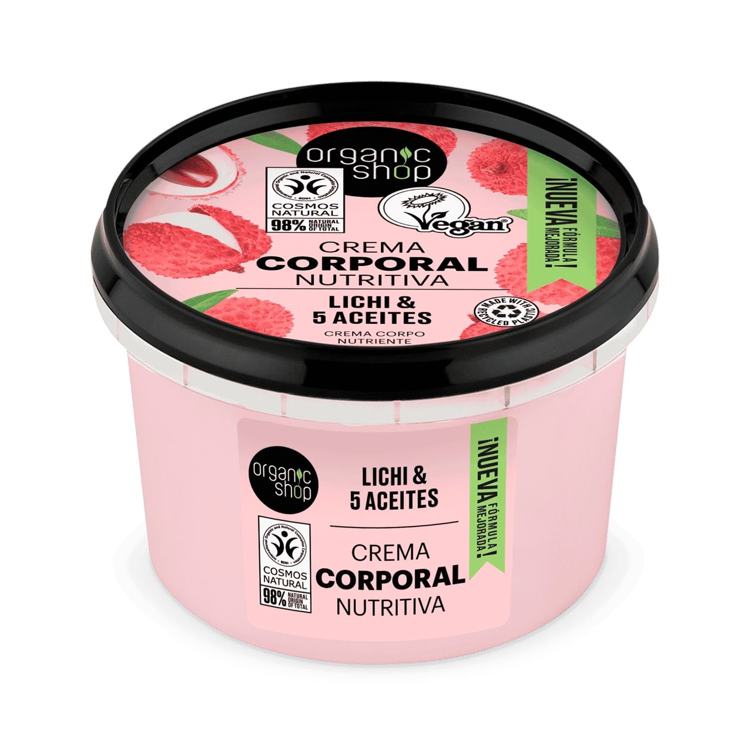 Organic Shop Litchi Pink Crema de corp nutritiva 250 ml
