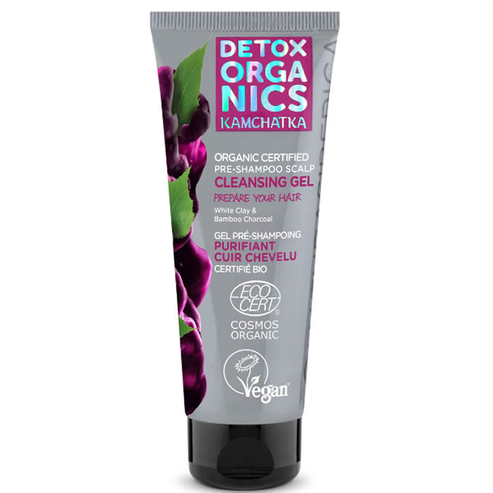 Gel limpiador del cuero cabelludo prechampú orgánico certificado Natura Siberica Kamchatka 75ml