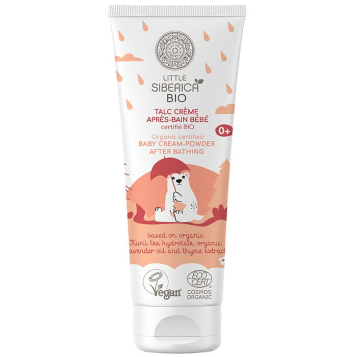 Natura Siberica Babycreme pulver efter bad 75ml