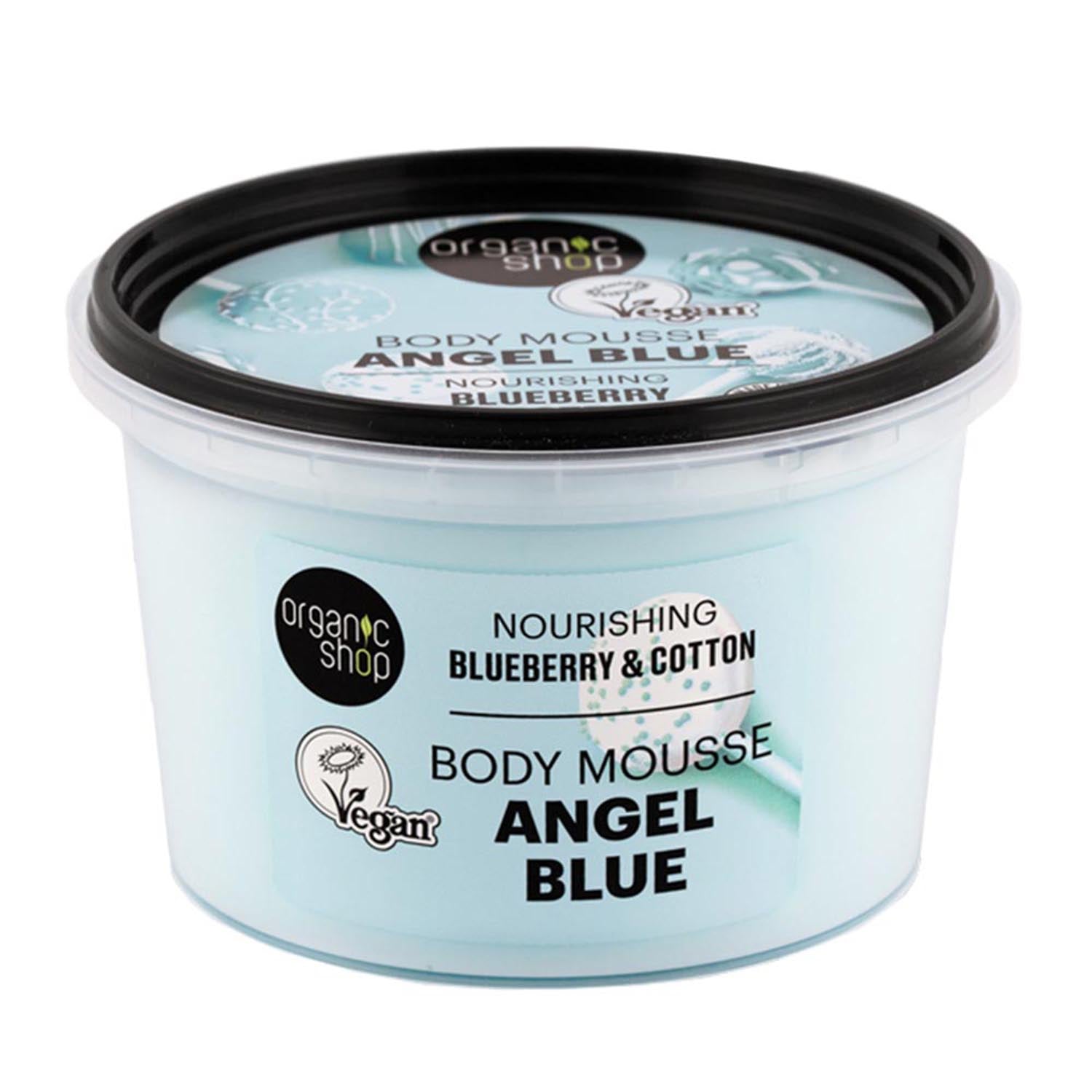 Natura Siberica Odżywczy mus do ciała z jagodami i bawełną Angel Blue 250ml