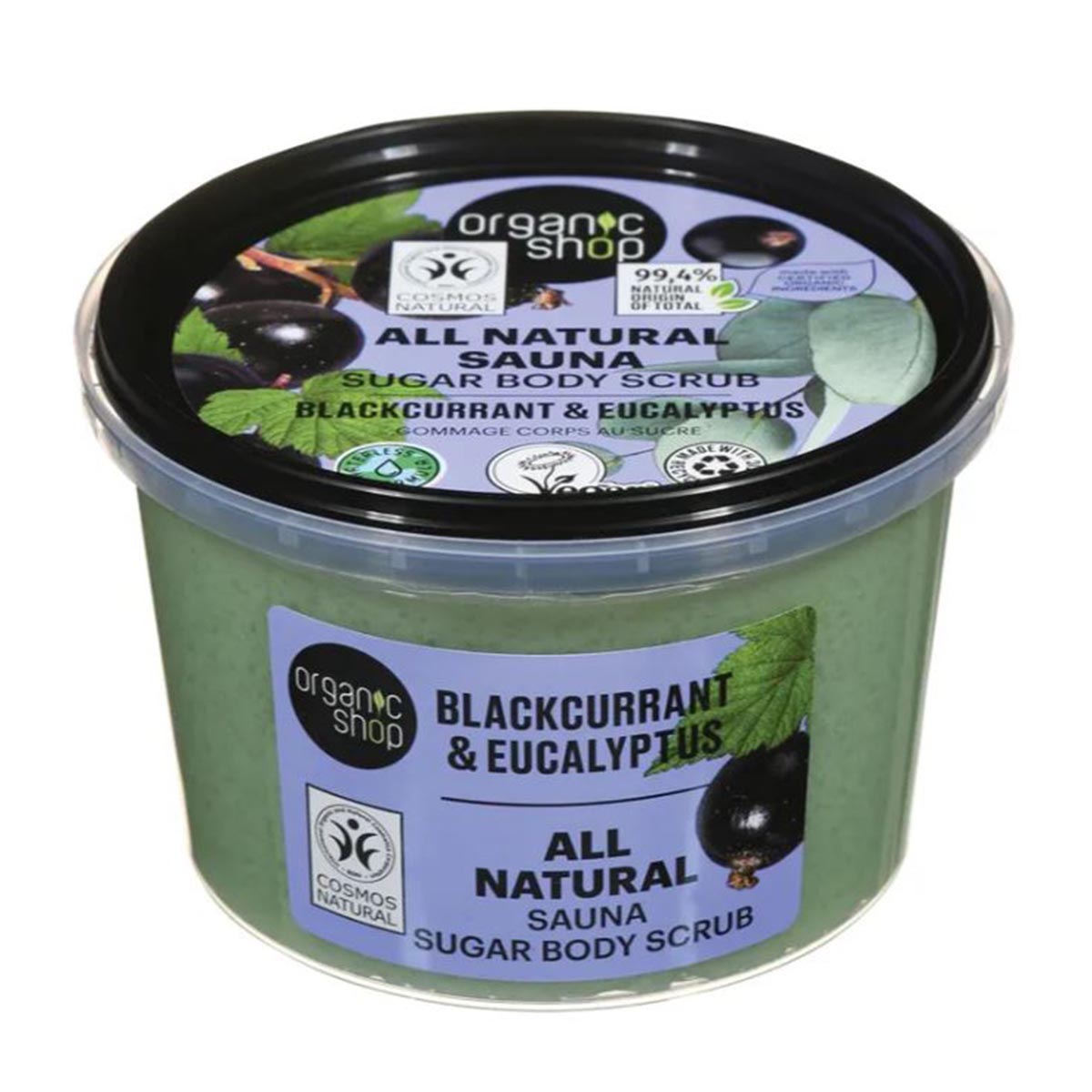 Organic Shop All Natural Sauna-Körperpeeling Zucker-Johannisbeere 250 ml