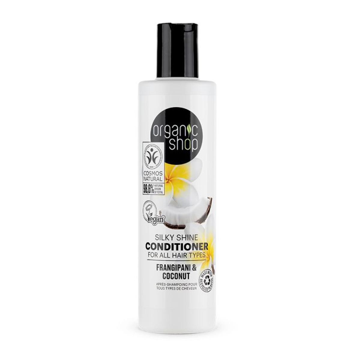 Organic Shop Natura Siberica Frangipani & Coconut Conditioner Alla hårtyper 280ml