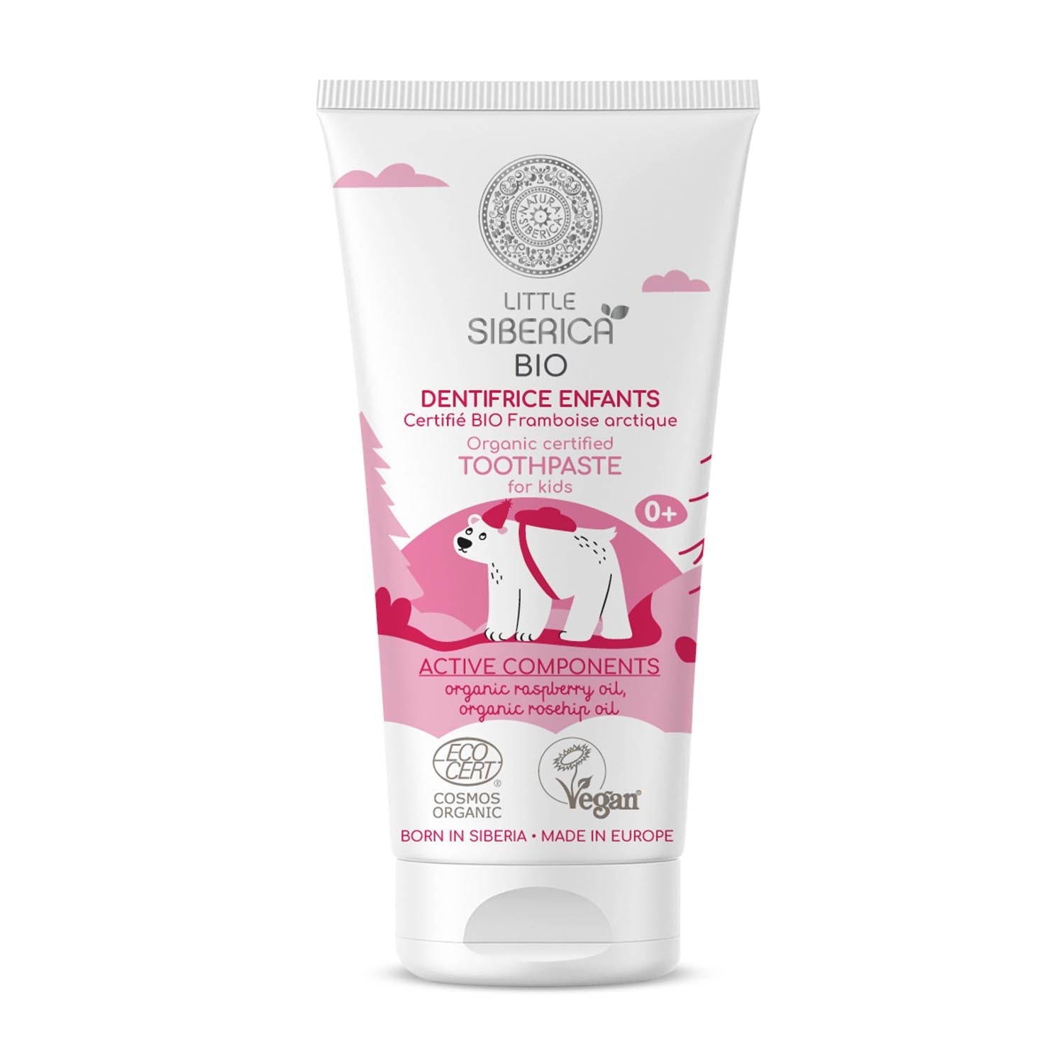 Natura Siberica Pasta de Dientes Infantil Bio Little Raspberry 60g