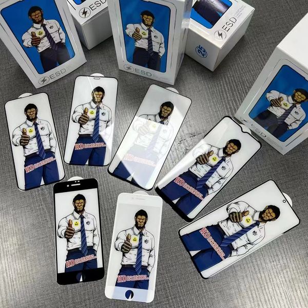 Premium HD Tempered Glass Film For IPHONE 16 15 14 13 12 11 Pro Max XS MAX XR 15Plus 14Plus 16plus Full Cover Screen Protector 2.5D Edge Ant