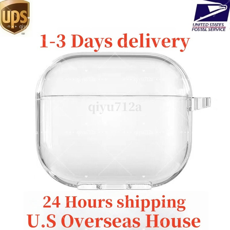 USA EU Warehouse Top Quality for pods Pro 2 2nd gen Air 2 3 4 Earphones Air 4 Bluetooth Headphone Accessories Silicone Protective Case Wireless Char